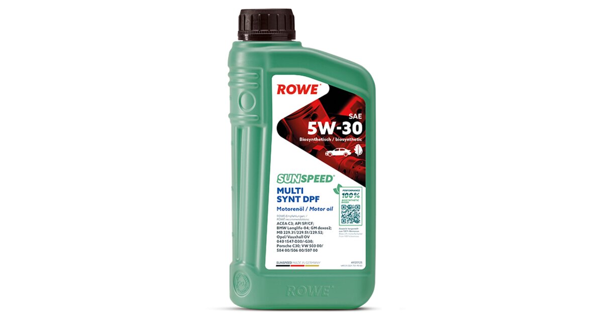 SUNSPEED MULTI SYNT DPF SAE 5W-30 | ROWE