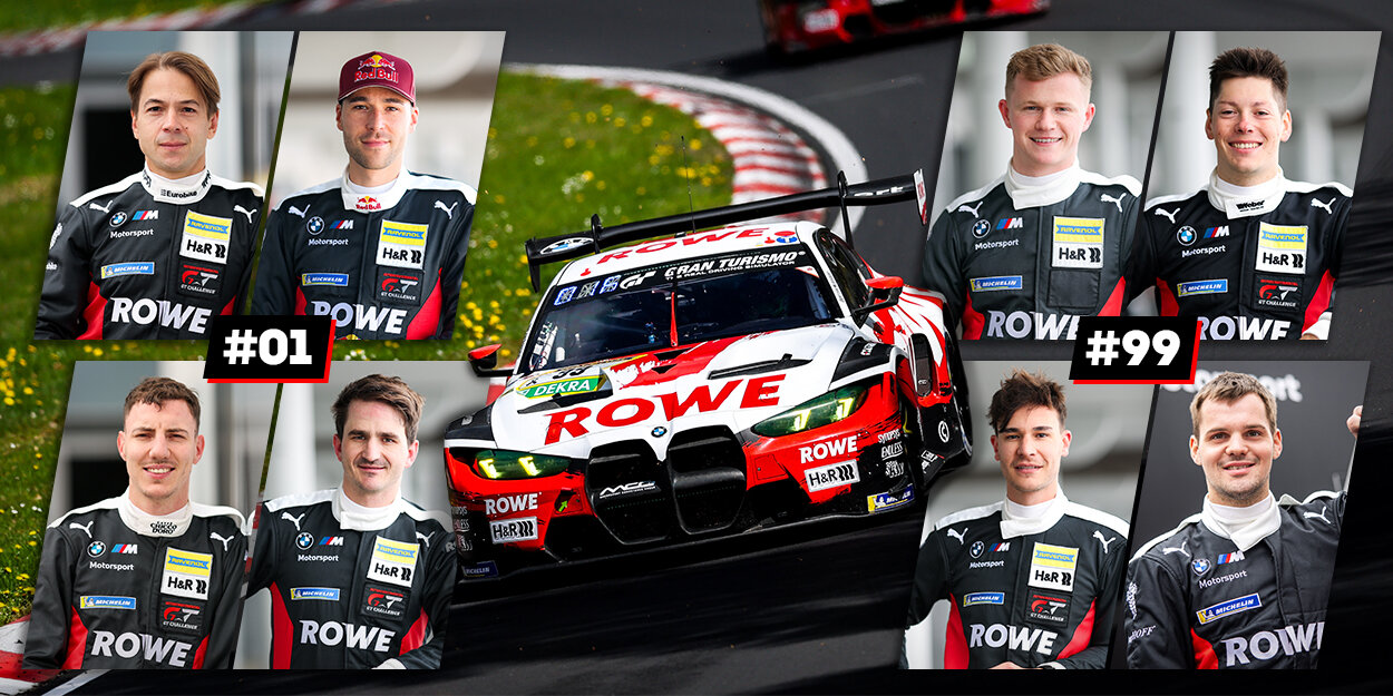 DEFENDING CHAMPIONS ANNOUNCE DRIVER LINE-UP FOR 24H OF NÜRBURGRING | ROWE